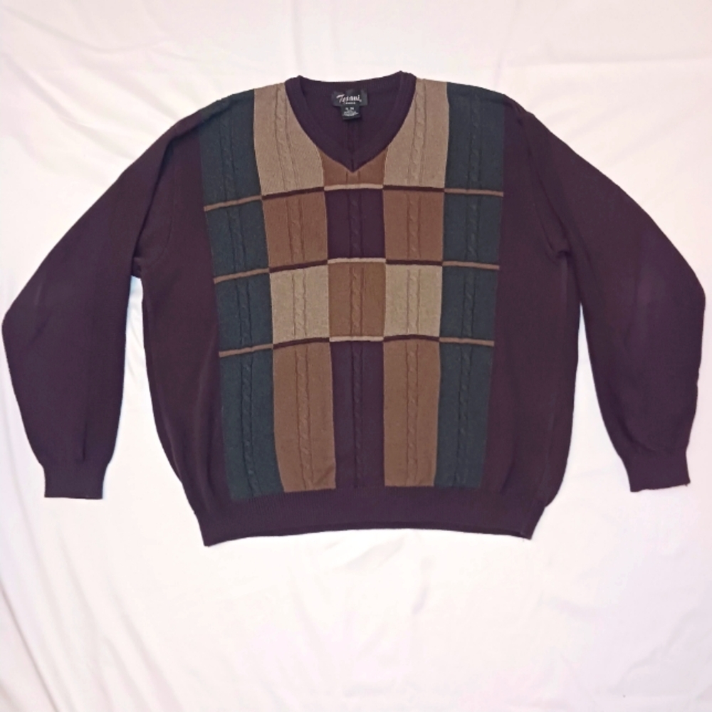 Vintage Tosani Canada Cable Knit Sweater.